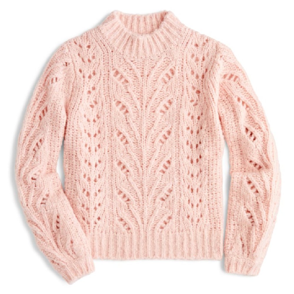 J. Crew Wool Point Sur Wool Sweater